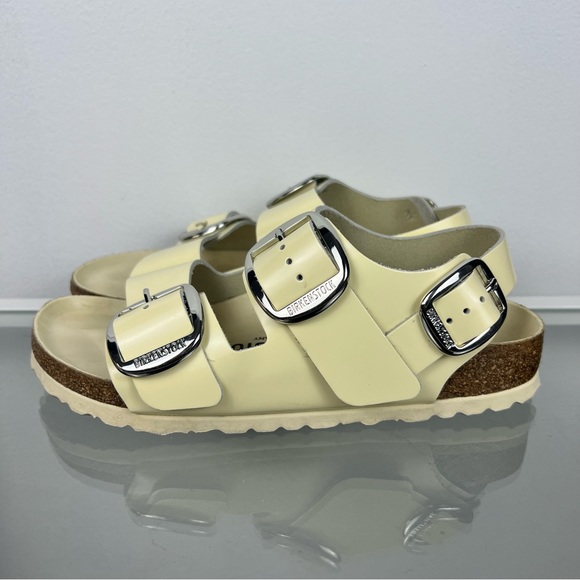 Birkenstock Women’s Milano High Shine Big Buckle Sandals - Picture 3 of 11